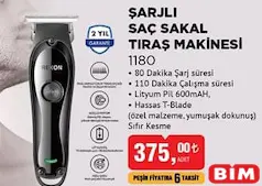 REXON ŞARJLI SAÇ SAKAL TIRAŞ MAKİNESİ 1180 REXON ŞARJLI SAÇ SAKAL TIRAŞ MAKİNESİ 1180